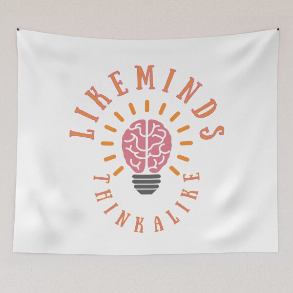 Item preview, Like Minds Think Alike designed and sold by bahicharafe.