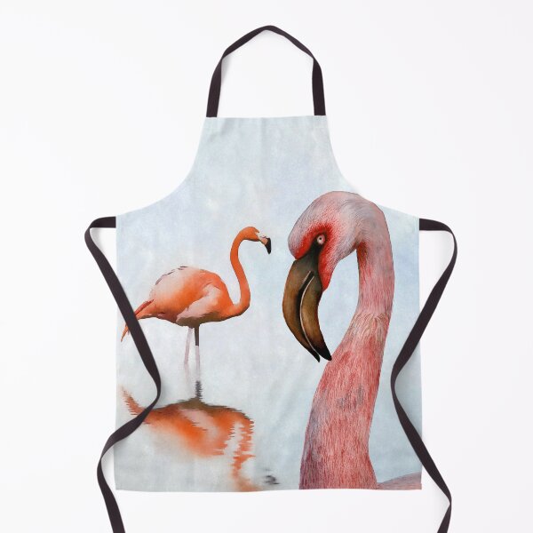 Item preview, Pink Flamingo Bird Watercolor Painting Wildlife Artwork designed and sold by Alison Langridge.
