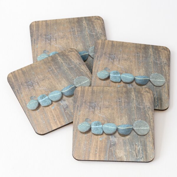 Item preview, Family of Five Wishing Stones on Wood designed and sold by grygiel5.