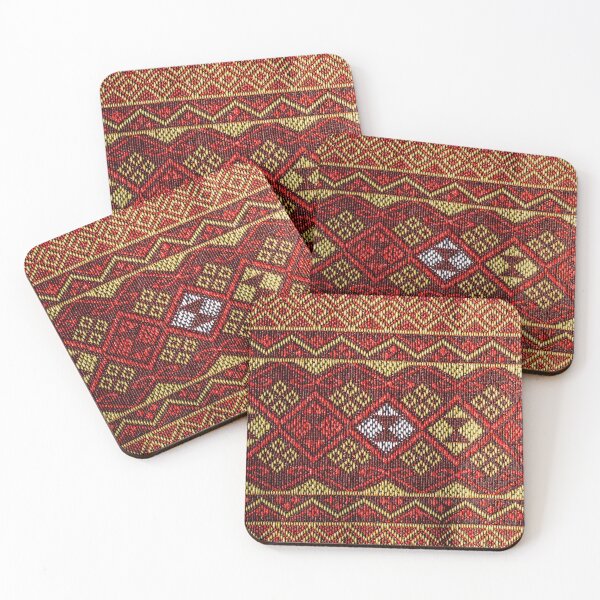 Item preview, Thai Silk - Red Gold White Thai Traditional Silkworms designed and sold by Gymmer-Life.