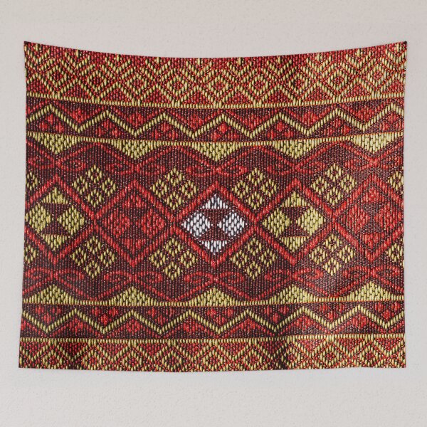 Item preview, Thai Silk - Red Gold White Thai Traditional Silkworms designed and sold by Gymmer-Life.