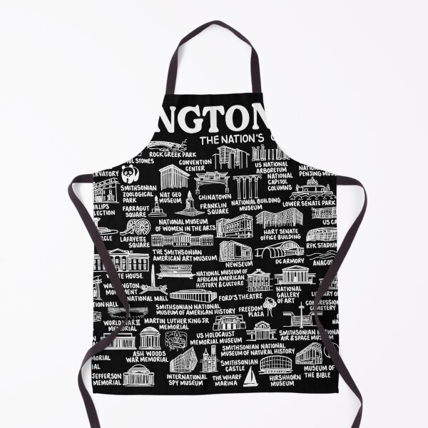 Item preview, Washington DC Map designed and sold by fiberandgloss.