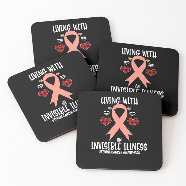 Item preview, Uterine Cancer Awareness Living With An Invisible Illness designed and sold by GloriaStace.