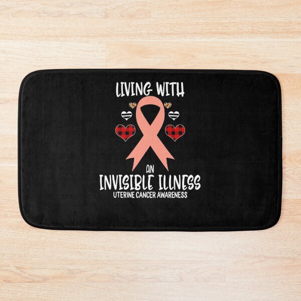 Item preview, Uterine Cancer Awareness Living With An Invisible Illness designed and sold by GloriaStace.