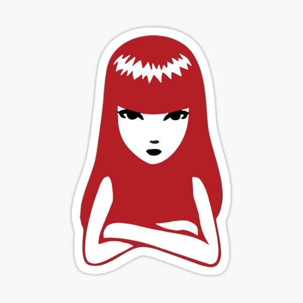 Item preview, Emily Strange Gothic Red Hair designed and sold by arrowroottees.