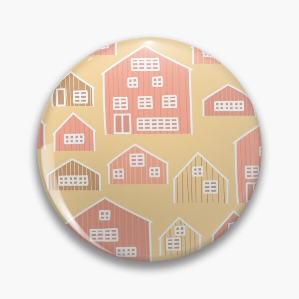 Item preview, Cartoon wooden houses seamless pattern. Vector illustration of European cute buildings designed and sold by essskina.