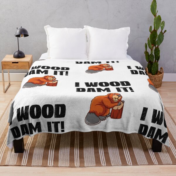 Item preview, Wood Dam It, Beaver Dam designed and sold by SportyDogShop.