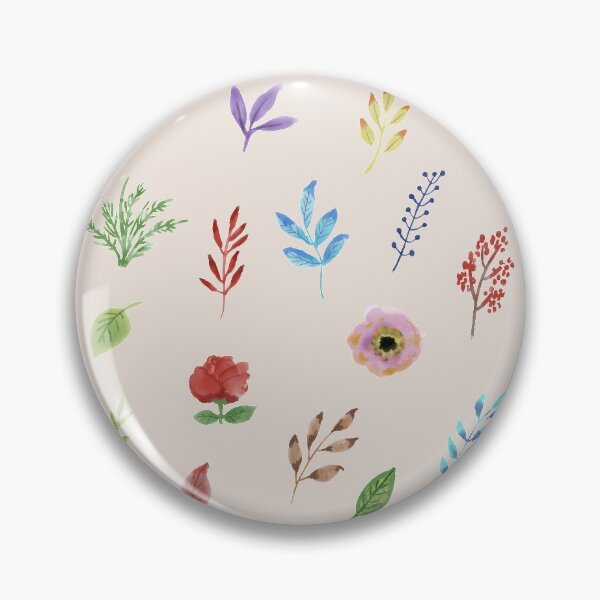 Item preview, Watercolor Flowers, Leaves and Branches designed and sold by Pavnud.