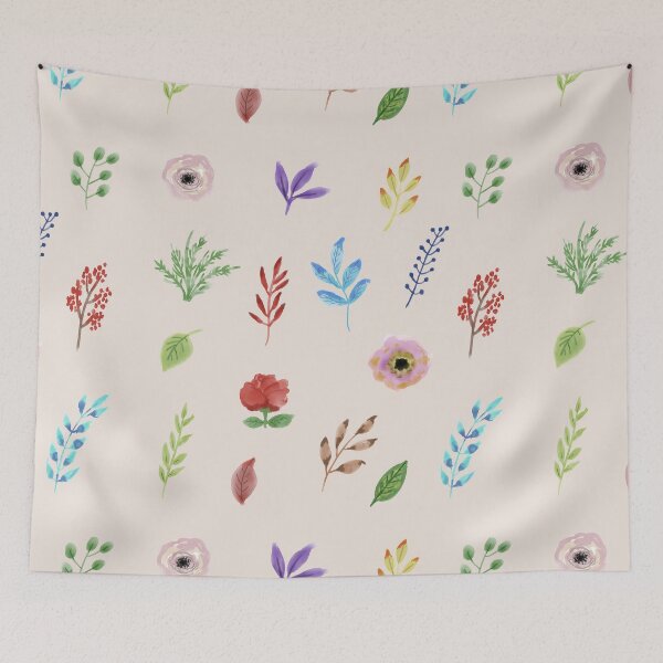 Item preview, Watercolor Flowers, Leaves and Branches designed and sold by Pavnud.