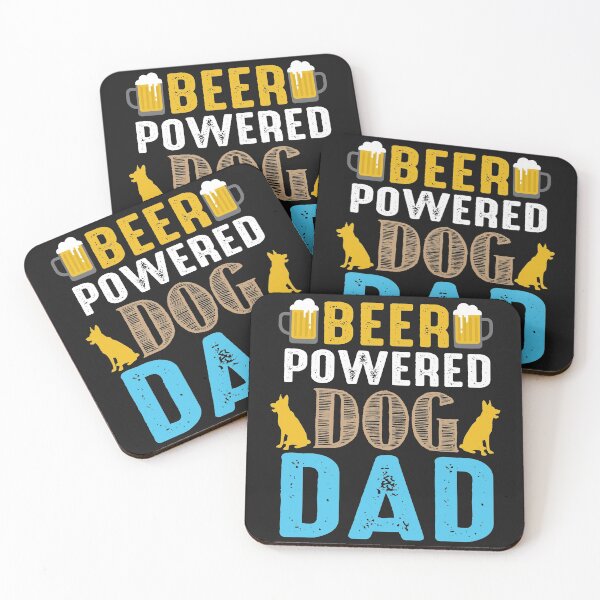 Item preview, beer powered dog dad designed and sold by caphatshirt.