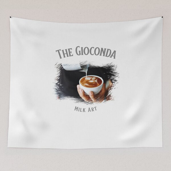 Item preview, The Gioconda Milk Art T-Shirt designed and sold by The best online style shop.