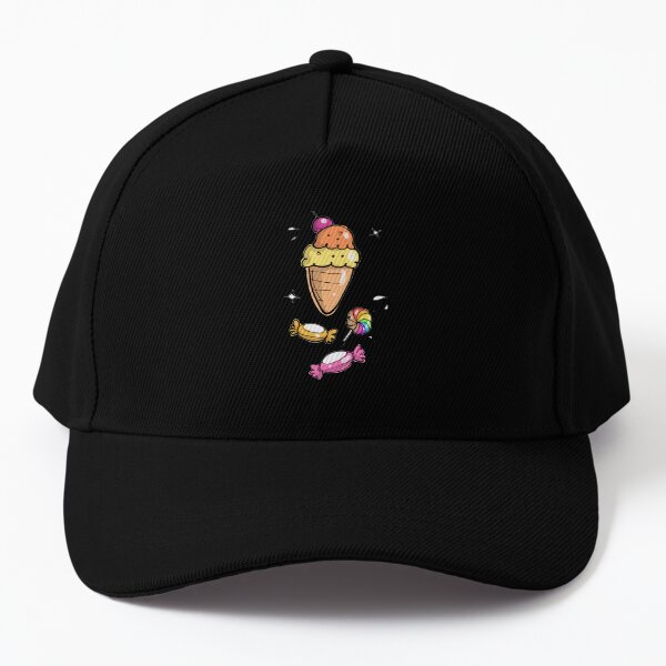 T-shirt ice cream and candy Baseball Cap