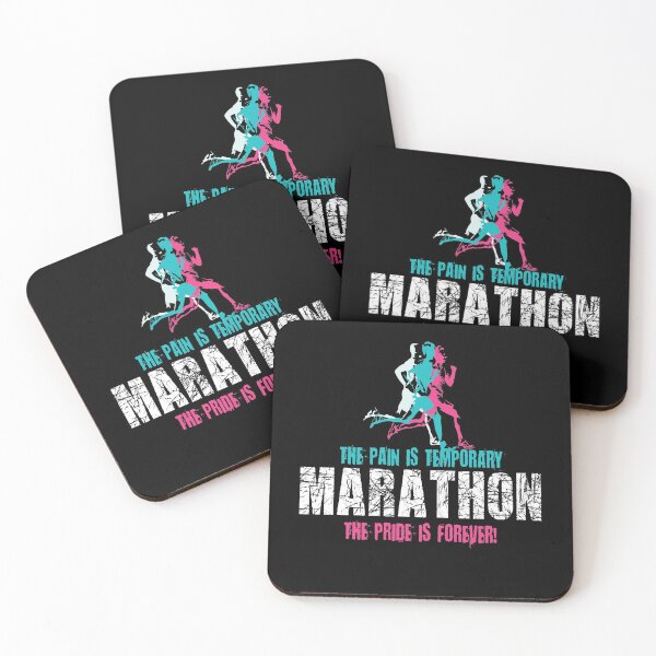 Item preview, The Pain Is Temporary Marathon Runner designed and sold by MooonTees.