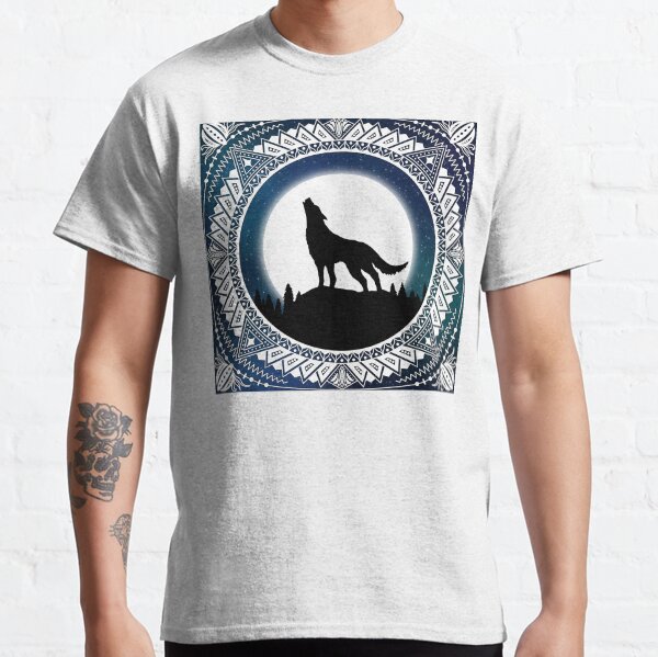 Wolf Moon Mandala Classic T-Shirt
