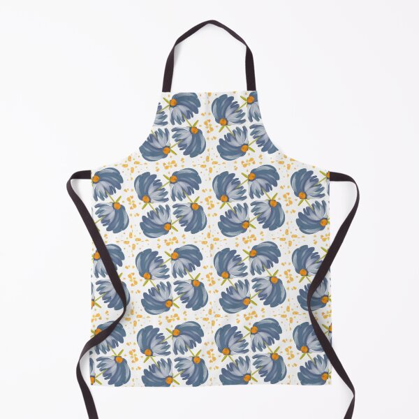 Artikelvorschau, Painted Yellow and Blue Swirl Spiral Floral Feminine Geometric Pattern entworfen und verkauft von cozycaroline.