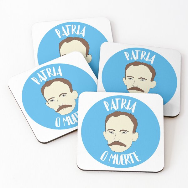 Item preview, Jose Marti "Patria O Muerte" designed and sold by RevolutionInPaint.