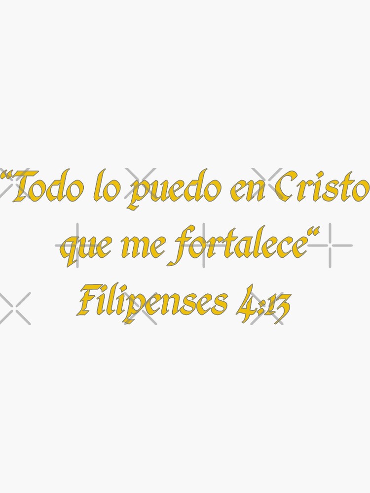 Filipenses 413 Sticker For Sale By Mrspadilla Redbubble