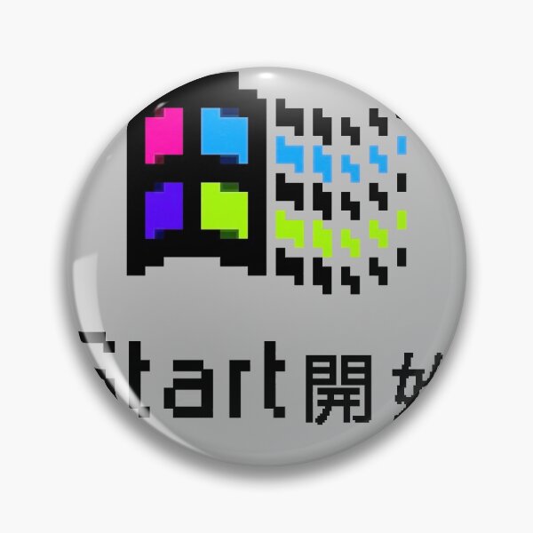 Item preview, Vaporwave Start Button Design designed and sold by abandonware.