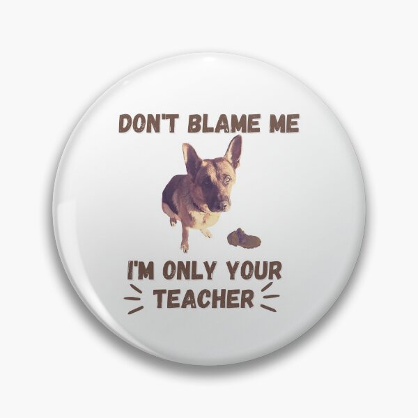 Item preview, "Don't Blame Me" German Shepherd Shoe Chewing designed and sold by OrangePyramid.