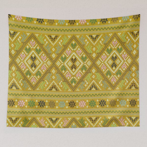 Item preview, Thai Silk - Yellow Thai Traditional Silkworms designed and sold by Gymmer-Life.