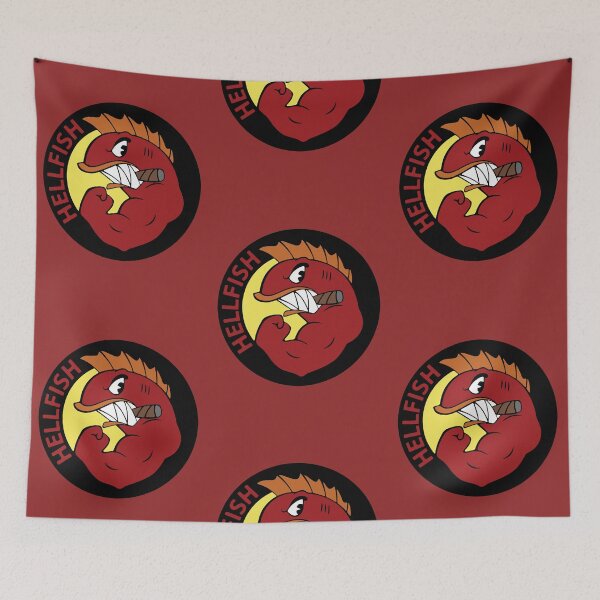 Item preview, Flying Hellfish | Temática de Los Simpson | @HeckinFarOut designed and sold by Two Otters Co.