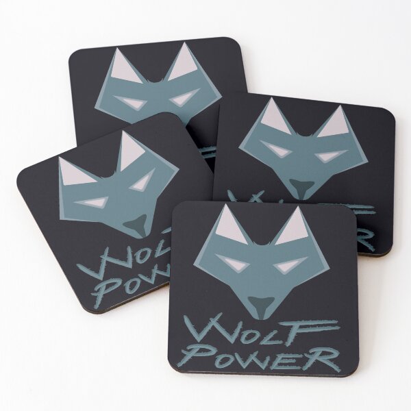 Item preview, Wolf power mascot logo designed and sold by easydesignAA.