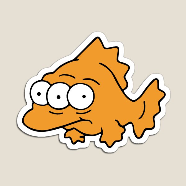 Artikel-Vorschau von Blinky | Im Simpsons-Stil | @HeckinFarOut, designt und verkauft von Two Otters Co.