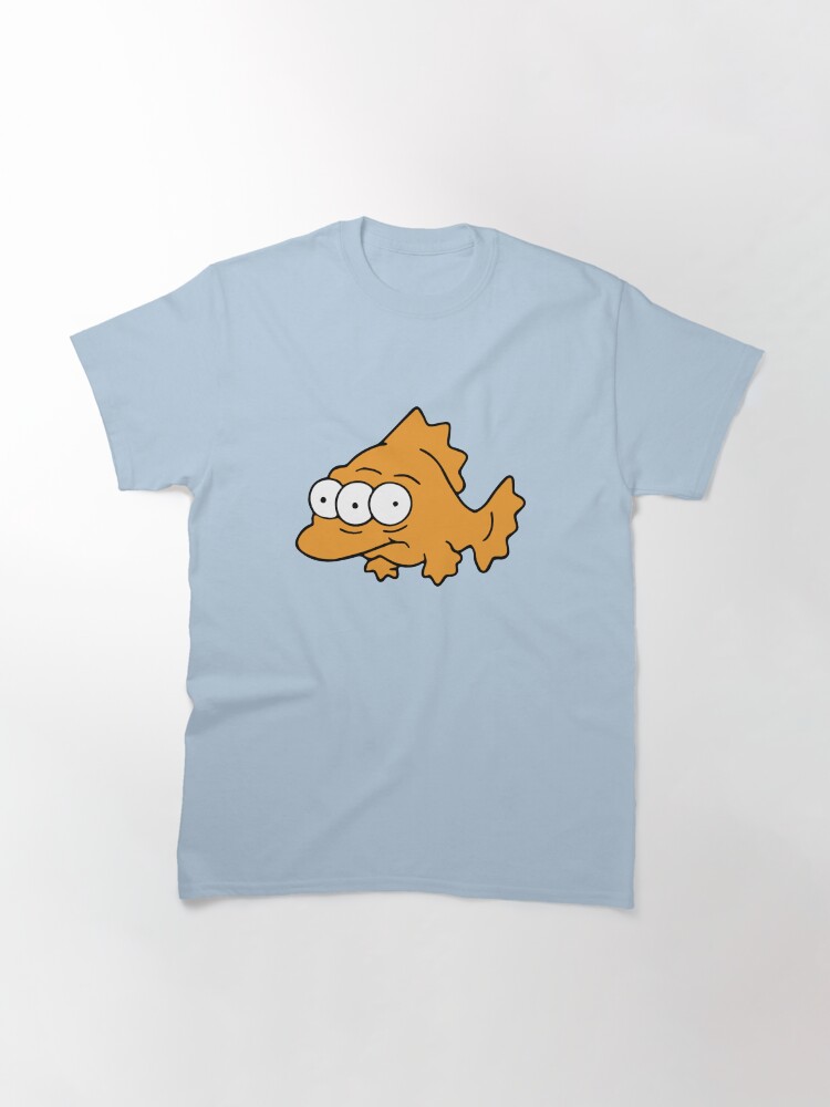 Aperçu 3 sur 7. T-shirt classique avec l'œuvre Blinky | Thème Les Simpson | @HeckinFarOut créée et vendue par heckinfarout.