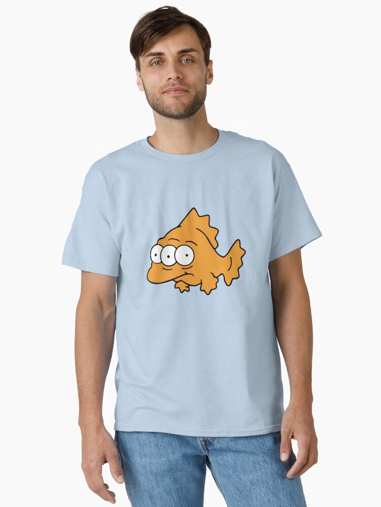 Aperçu 1 sur 7. T-shirt classique avec l'œuvre Blinky | Thème Les Simpson | @HeckinFarOut créée et vendue par heckinfarout.