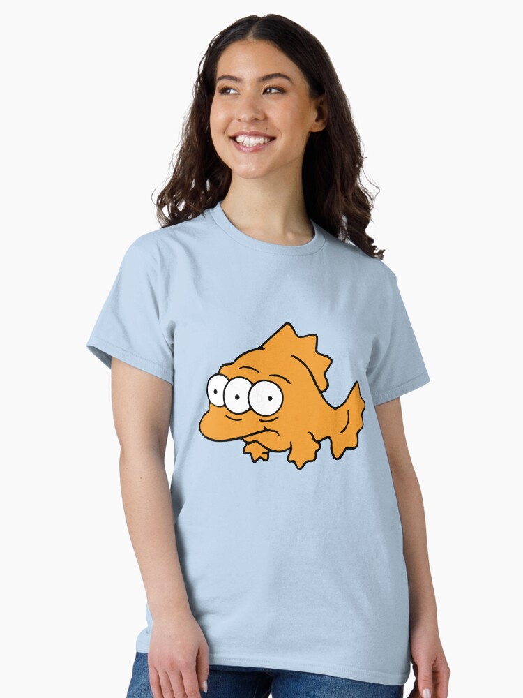 Aperçu 2 sur 7. T-shirt classique avec l'œuvre Blinky | Thème Les Simpson | @HeckinFarOut créée et vendue par heckinfarout.