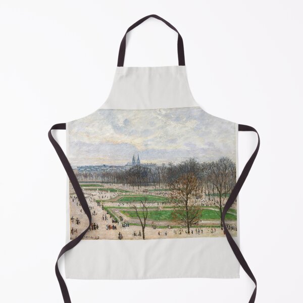 Item preview, Impressionist Art The Garden of the Tuileries on a Winter Afternoon (1899) by Camille Pissarro designed and sold by Designedbysm.