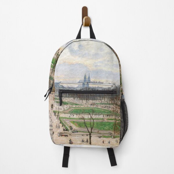 Item preview, Impressionist Art The Garden of the Tuileries on a Winter Afternoon (1899) by Camille Pissarro designed and sold by Designedbysm.