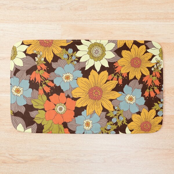 Item preview, Vintage 70s Floral Prints designed and sold by meggydesigns.