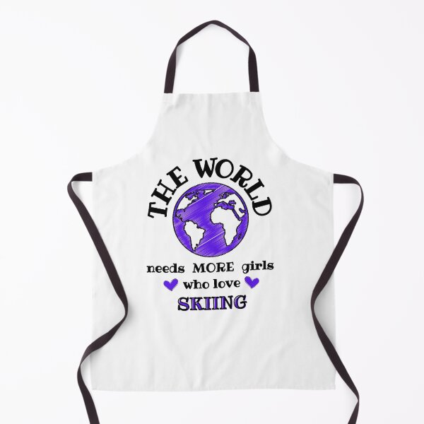 Item preview, The world needs more girls who love skiing designed and sold by TheGreenGoat.