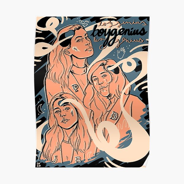 boygenius Illustration Poster