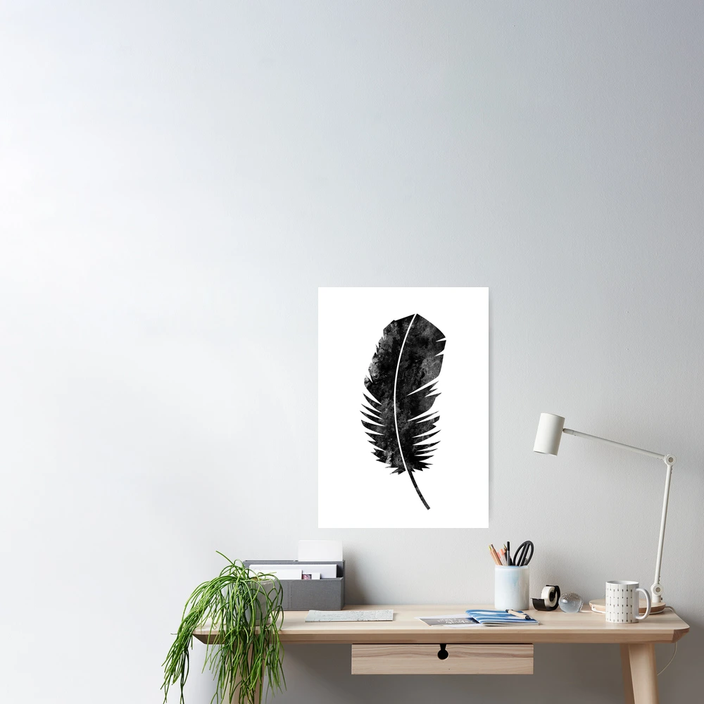 Black feather | Posters, Art Prints, Wall Murals | +250 000 motifs