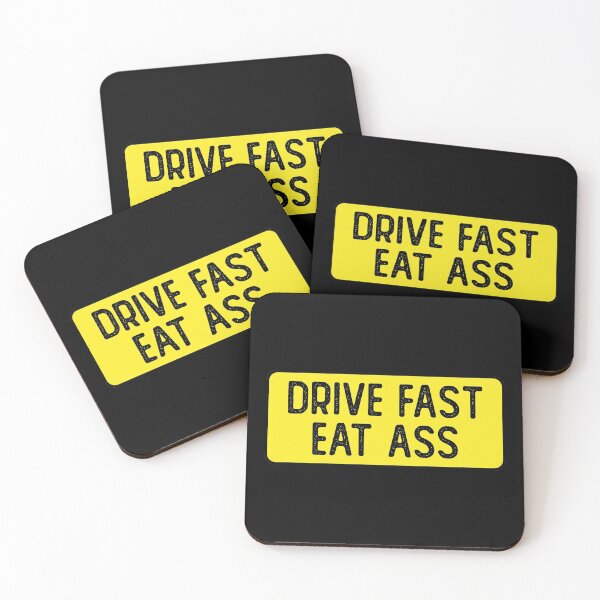 Item preview, Drive Fast Eat Ass Cool Bumper designed and sold by Sour Soul.