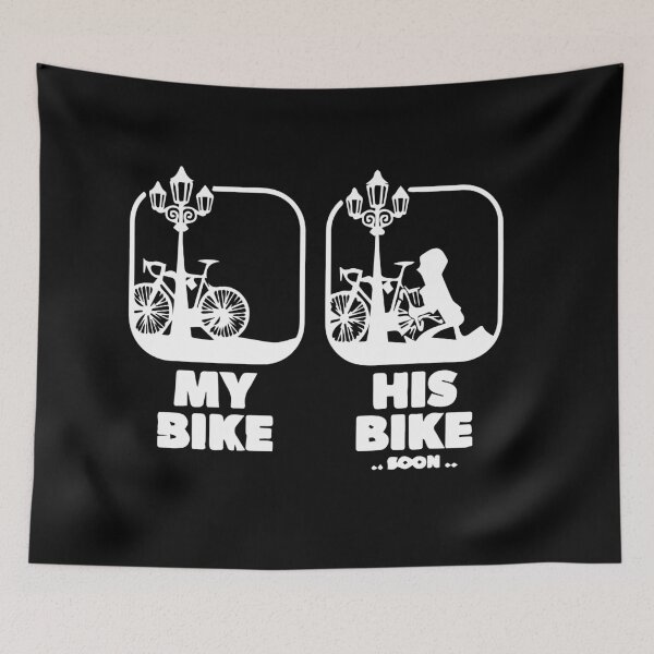 Item preview, FUNNY bike ride GIFT  MY BIKE YOUR BIKE  GIFT designed and sold by KiraSpace.