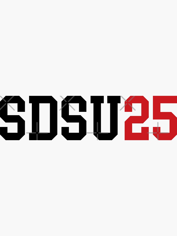 "sdsu class of 2025" Sticker for Sale by scollegestuff Redbubble