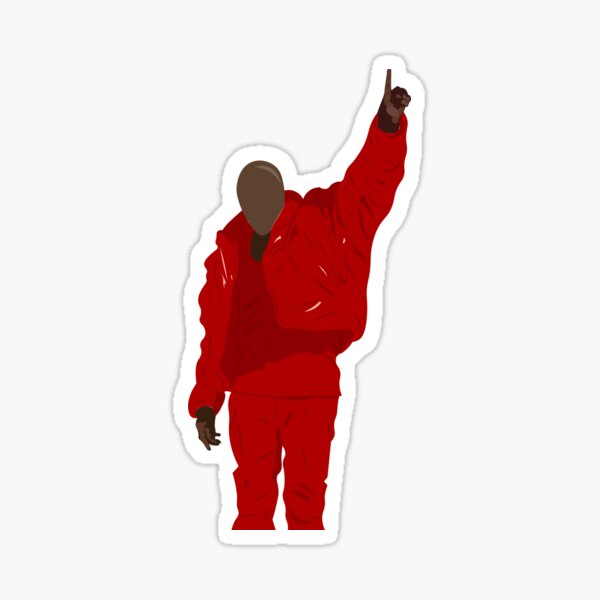 Kanye West DONDA Illustration Sticker