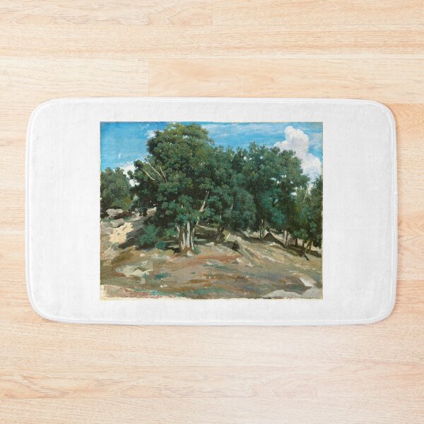Item preview, Impressionist Art Fontainebleau: Oak Trees at Bas-Bréau (1832 or 1833) by Camille Pissarro designed and sold by Designedbysm.