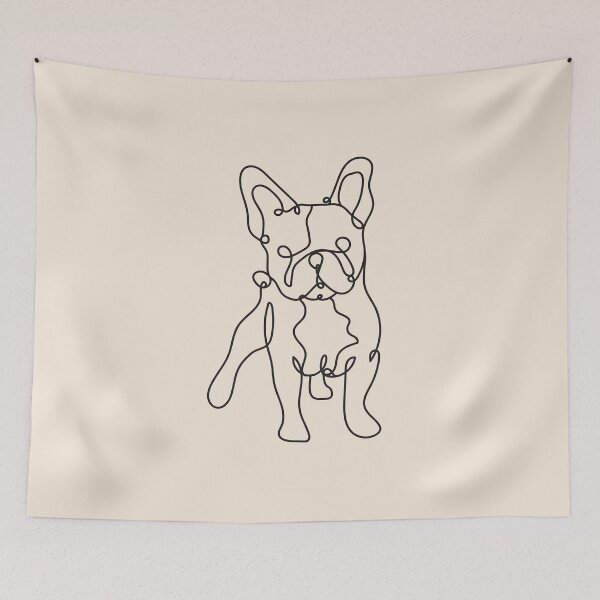 Item preview, Line art | one line drawing Bulldog Design | Dog art designed and sold by HoldingIT.