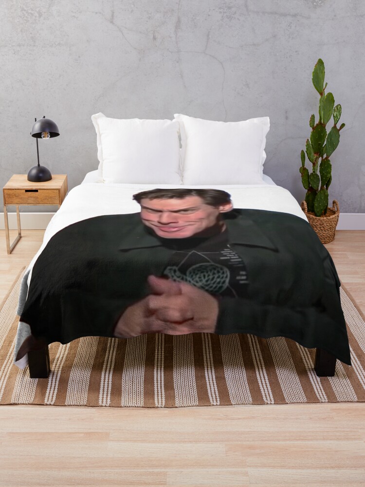 Jim Carrey Grinch Face Throw Pillow for Sale by MrMcGrath