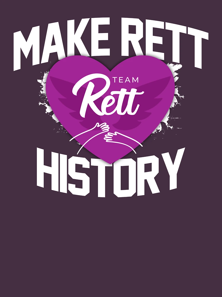 Thumbnail 4 of 4, Relaxed T-Shirt, Make Rett History - Support Team Rett designed and sold by RSAngels.