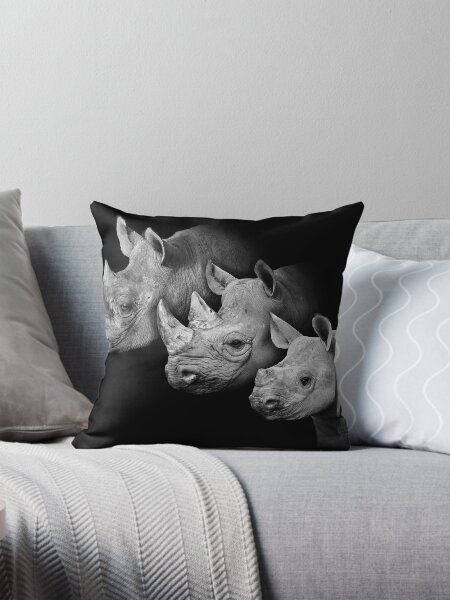 Item preview, Rhino Family Portrait designed and sold by Conservation Art Emporium.