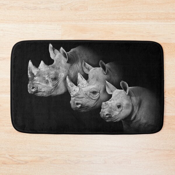Item preview, Rhino Family Portrait designed and sold by Conservation Art Emporium.