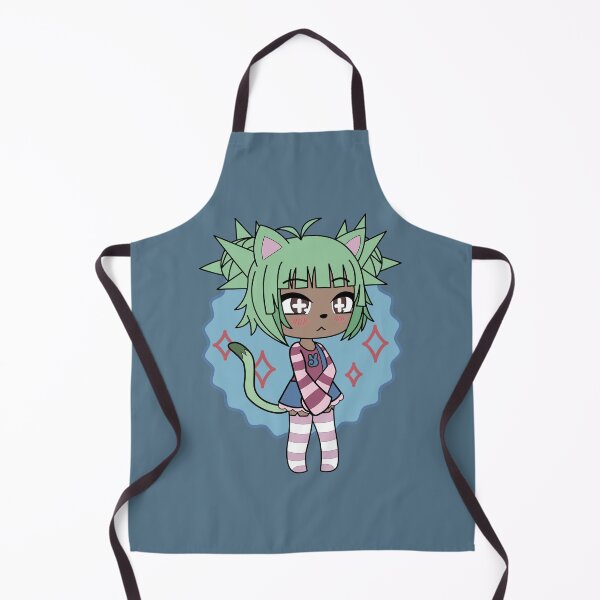 Item preview, Gacha Series - Cute Gacha girl Pika with green hair and tail designed and sold by uwu-kitty.