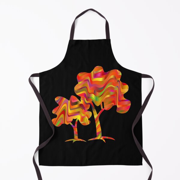 Item preview, Colorful rainbow trees abstract silhouette designed and sold by NatureArtUK.