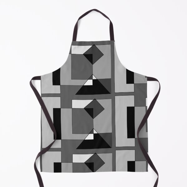 Item preview, Pattern with rectilinear shapes in shades of gray designed and sold by Sarah Deschenes.