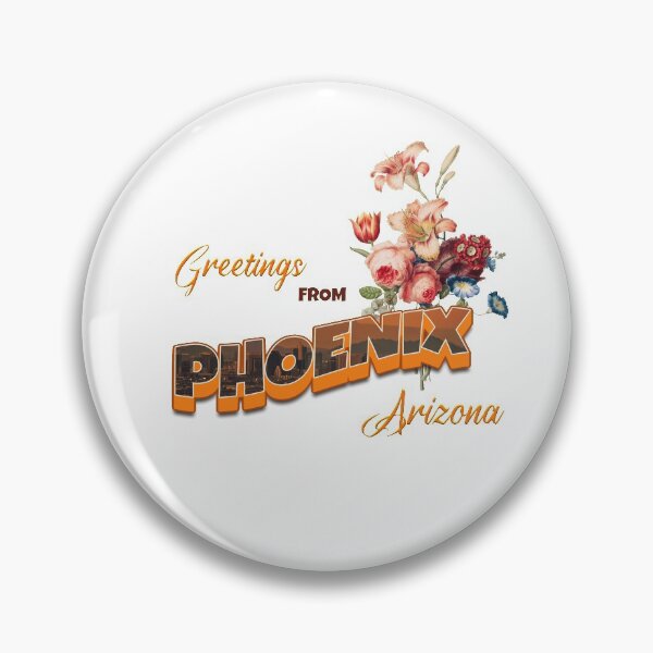Item preview, Phoenix Arizona Vintage Floral Greeting Card designed and sold by antarte99.